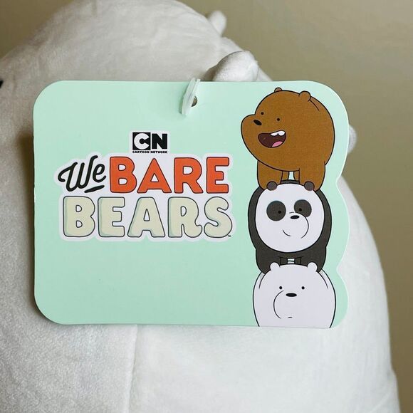 NWT BIG We Bare Bears White Polar Bear 14” plushie Soft and Squishy - Picture 6 of 6